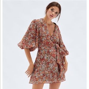 MINKPINK Wrap Mini Dress